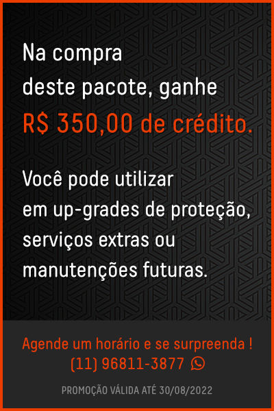 Promoção - Na compra deste pacote você ganha R$ 350,00 de crédito.