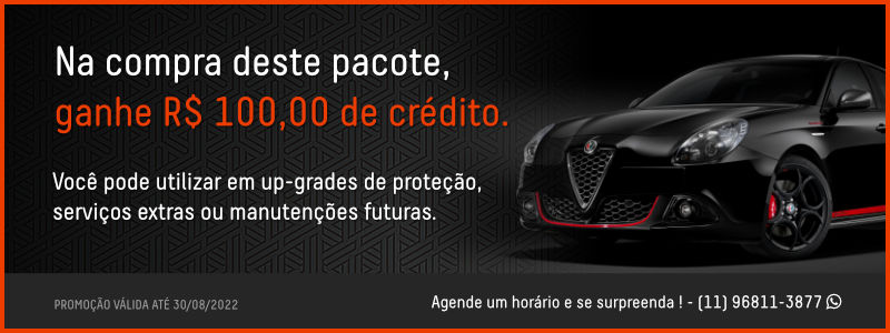 Promoção - Na compra deste pacote você ganha R$ 100,00 de crédito.